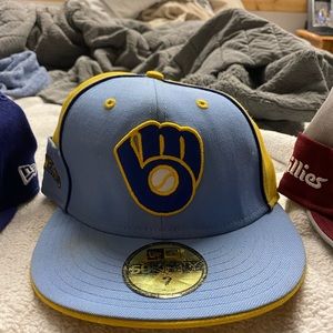 Retro Milwaukee Brewers Fitted Hat